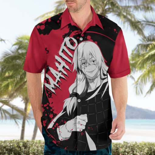 Chemise hawaïenne Mahito Jujutsu Kaisen style manga – Image 3
