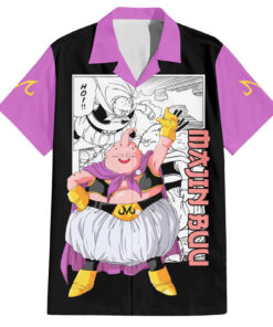 Chemise hawaïenne Majin Buu Dragon Ball Mix Manga Anime