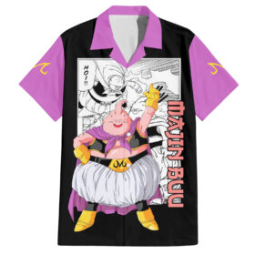 Chemise hawaïenne Majin Buu Dragon Ball Mix Manga Anime