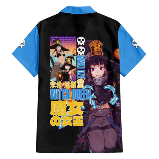 Chemise hawaïenne Maki Oze Fire Force Japon Anime – Image 2