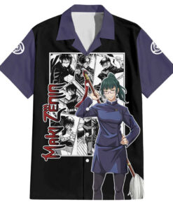 Chemise hawaïenne Maki Zenin Jujutsu Kaisen Manga Mix