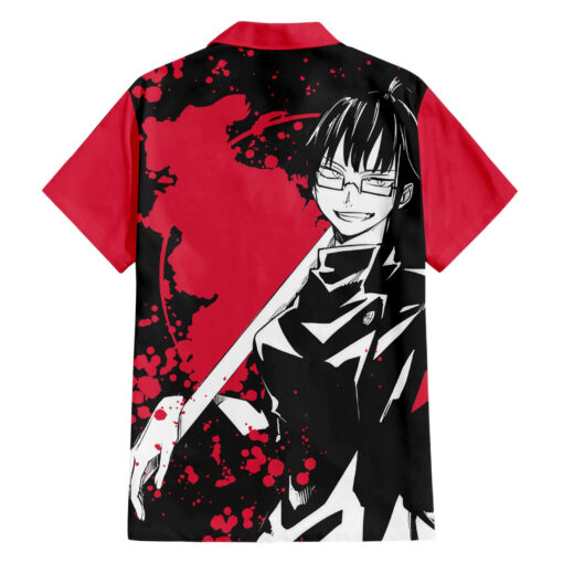 Chemise hawaïenne Maki Zenin Jujutsu Kaisen style manga – Image 2