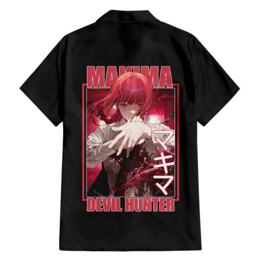 Chemise hawaïenne Makima Chainsaw Man Anime – Image 2