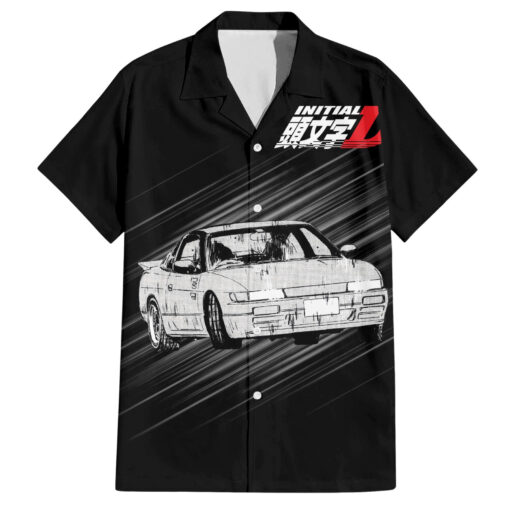 Chemise hawaïenne Mako Sato SilEighty Initial D Manga Mix