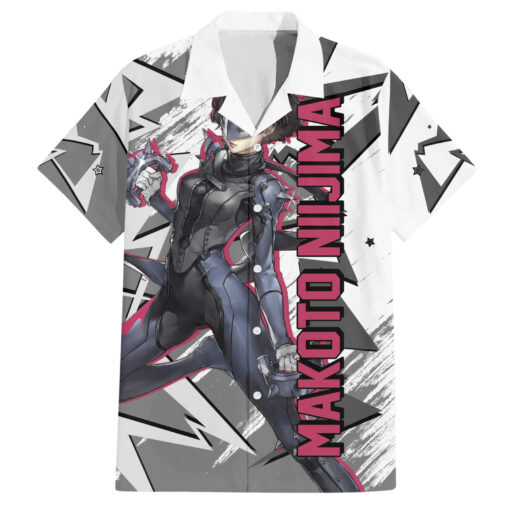 Chemise hawaïenne Makoto Niijima Persona style cyber Mix