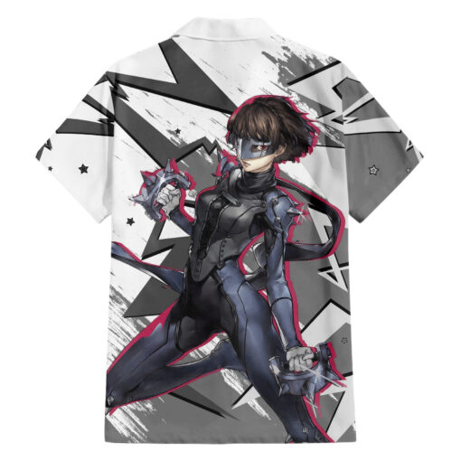 Chemise hawaïenne Makoto Niijima Persona style cyber Mix – Image 2