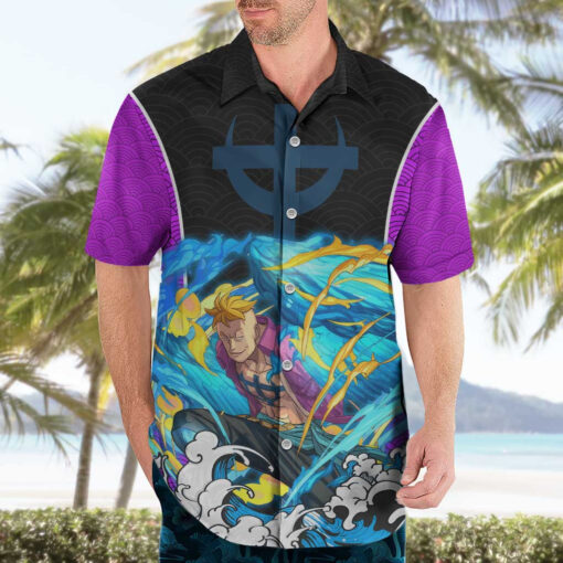 Chemise hawaïenne Marco One Piece Anime – Image 3