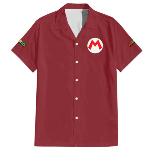 Chemise hawaïenne Mario Bros 3D Manga Mix Anime