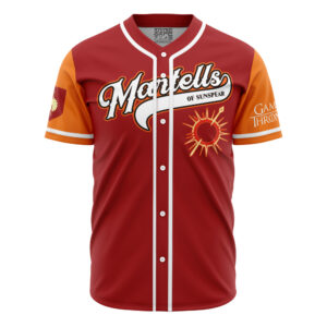 Maillot de baseball Martell de Lancehélion Game of Thrones