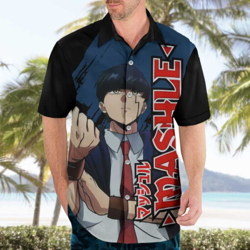 Chemise hawaïenne Mash Burnedead Magic and Muscles Anime – Image 3