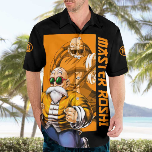 Chemise hawaïenne Tortue Géniale Dragon Ball Z Anime – Image 3