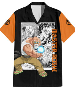 Chemise hawaïenne Tortue Géniale Dragon Ball Manga Mix Anime