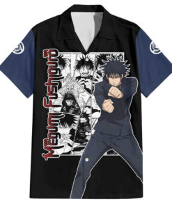 Chemise hawaïenne Megumi Fushiguro Jujutsu Kaisen Manga Mix
