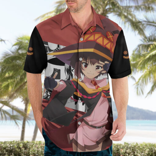 Chemise hawaïenne Megumin KonoSuba Anime – Image 3