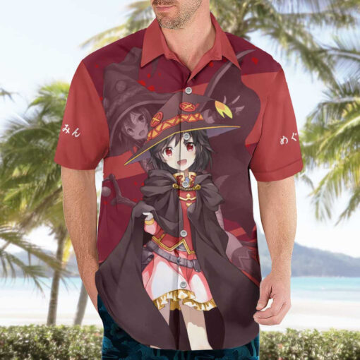Chemise hawaïenne Megumin KonoSuba Anime Mix – Image 3