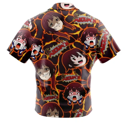 Chemise hawaïenne Visage Fier Megumin Konosuba – Image 2