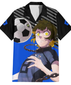 Chemise hawaïenne Meguru Bachira Blue Lock Anime