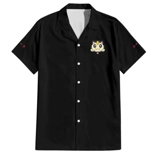 Chemise hawaïenne Miaouss Pokémon classique Anime