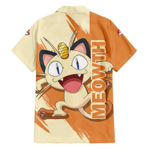 Chemise hawaïenne Miaouss Pokémon Anime – Image 2