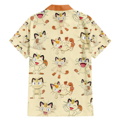 Chemise hawaïenne Miaouss Pokémon motif stylisé – Image 2