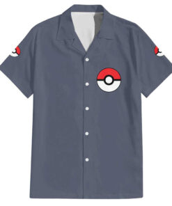 Chemise hawaïenne Metagross Pokémon Anime