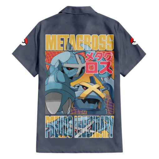 Chemise hawaïenne Metagross Pokémon Anime – Image 2