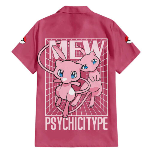 Chemise hawaïenne Mew Pokémon Anime – Image 2