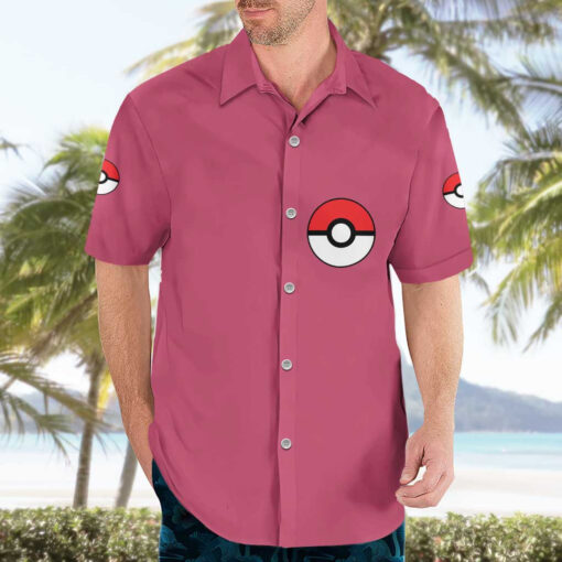 Chemise hawaïenne Mew Pokémon Anime – Image 3