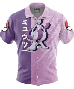 Chemise hawaïenne Attaque Mewtwo Pokémon