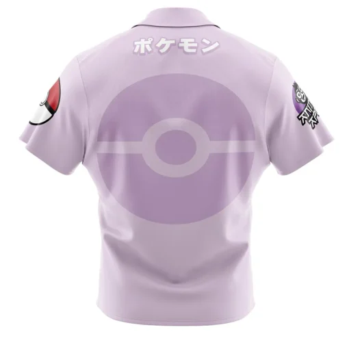 Chemise hawaïenne Visage Mewtwo Pokémon – Image 2