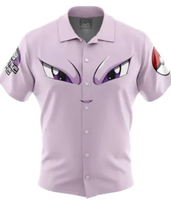 Chemise hawaïenne Visage Mewtwo Pokémon