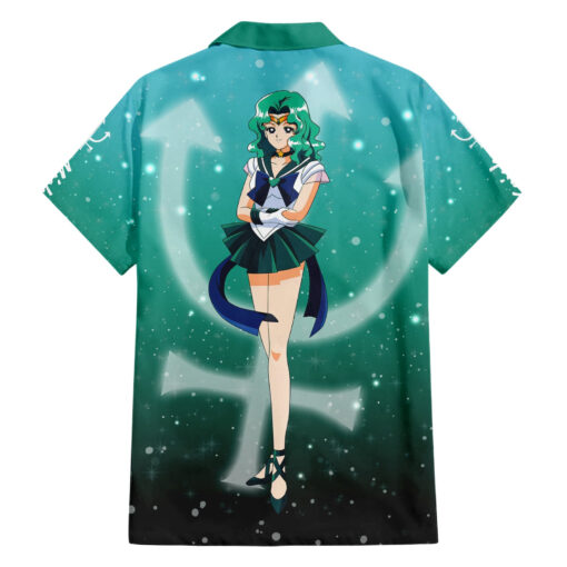 Chemise hawaïenne Michiru Kaioh Sailor Neptune Sailor Moon – Image 2