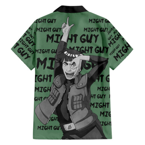 Chemise hawaïenne Might Guy style manga – Image 2