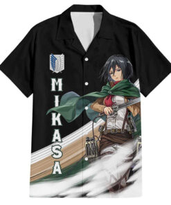 Chemise hawaïenne Mikasa Ackerman L’Attaque des Titans