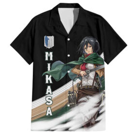 Chemise hawaïenne Mikasa Ackerman L’Attaque des Titans