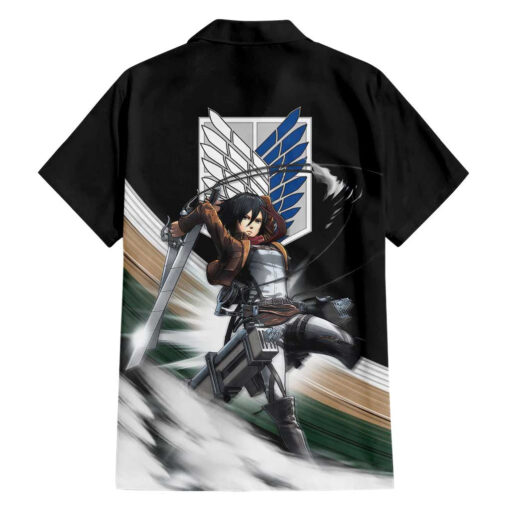 Chemise hawaïenne Mikasa Ackerman L’Attaque des Titans – Image 2