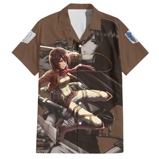 Chemise hawaïenne Mikasa Ackerman L’Attaque des Titans