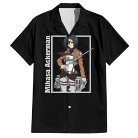 Chemise hawaïenne Mikasa Ackerman L’Attaque des Titans Anime