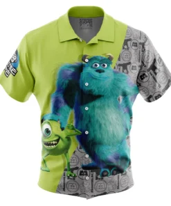 Chemise hawaïenne Mike et Sully Monsters Inc