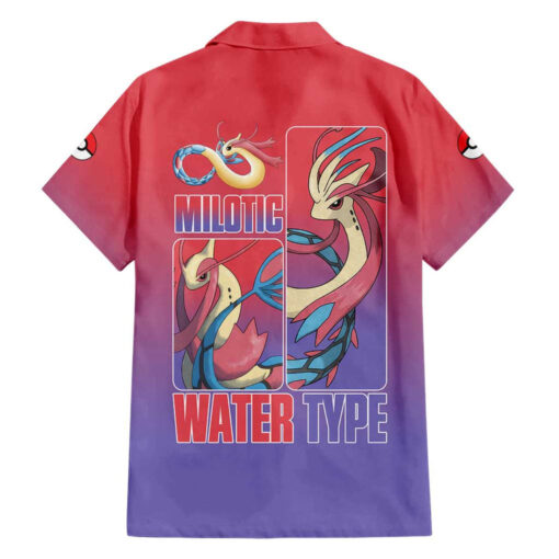 Chemise hawaïenne Milotic Pokémon Anime – Image 2