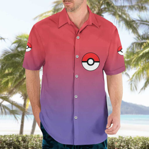 Chemise hawaïenne Milotic Pokémon Anime – Image 3