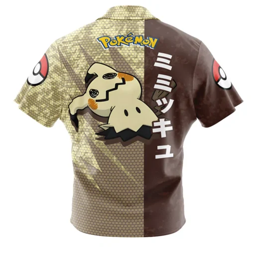 Chemise hawaïenne Attaque Mimantis Pokémon – Image 2
