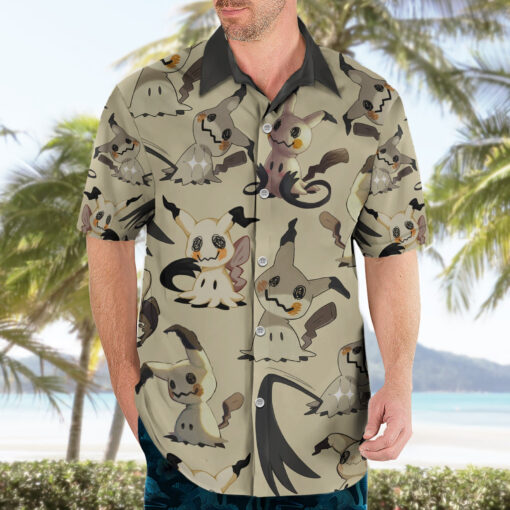 Chemise hawaïenne motif Mimikyu – Image 3