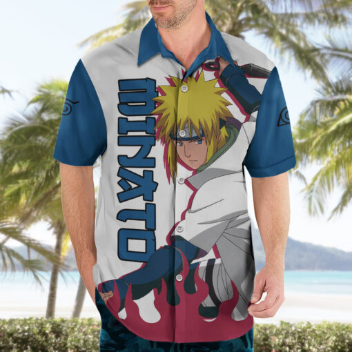 Chemise hawaïenne Minato Namikaze Naruto – Image 3