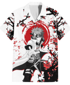Chemise hawaïenne Minato Namikaze style japonais