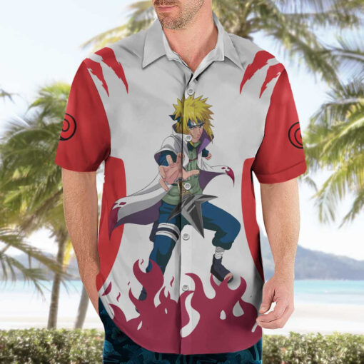 Chemise hawaïenne Minato Namikaze Naruto – Image 3