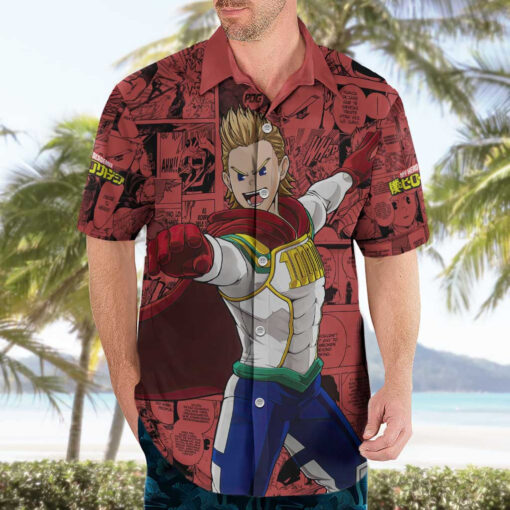 Chemise hawaïenne Mirio Togata My Hero Academia Manga Mix – Image 3
