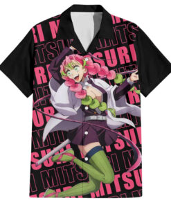 Chemise hawaïenne Mitsuri Kanroji Demon Slayer Anime