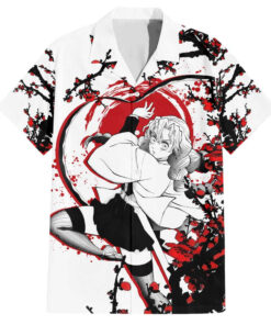 Chemise hawaïenne Mitsuri Kanroji Demon Slayer Japon