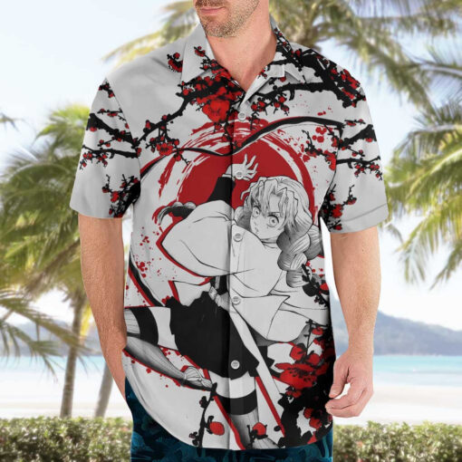Chemise hawaïenne Mitsuri Kanroji Demon Slayer Japon – Image 3
